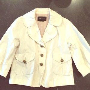 White/cream BCBGMAXAZRIA coat